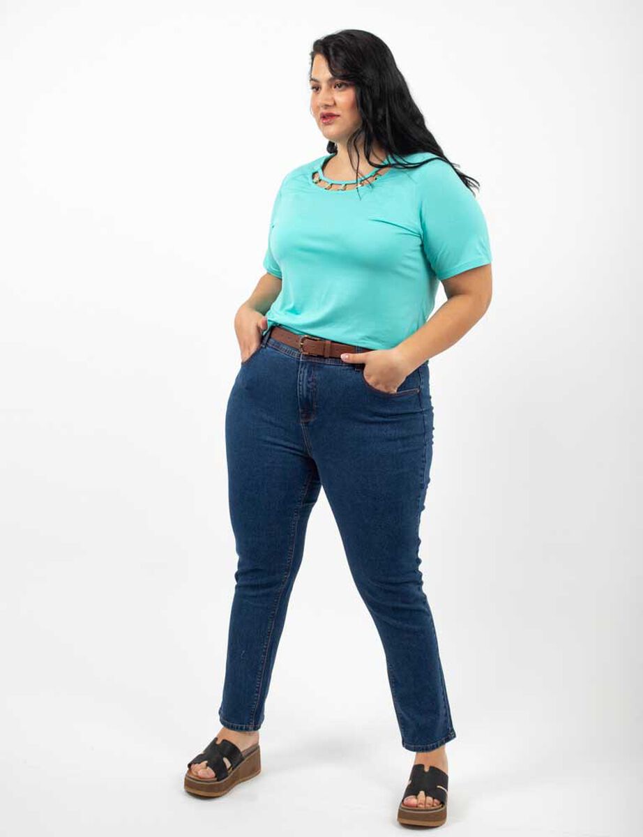 Jeans Recto Mujer Extralindas