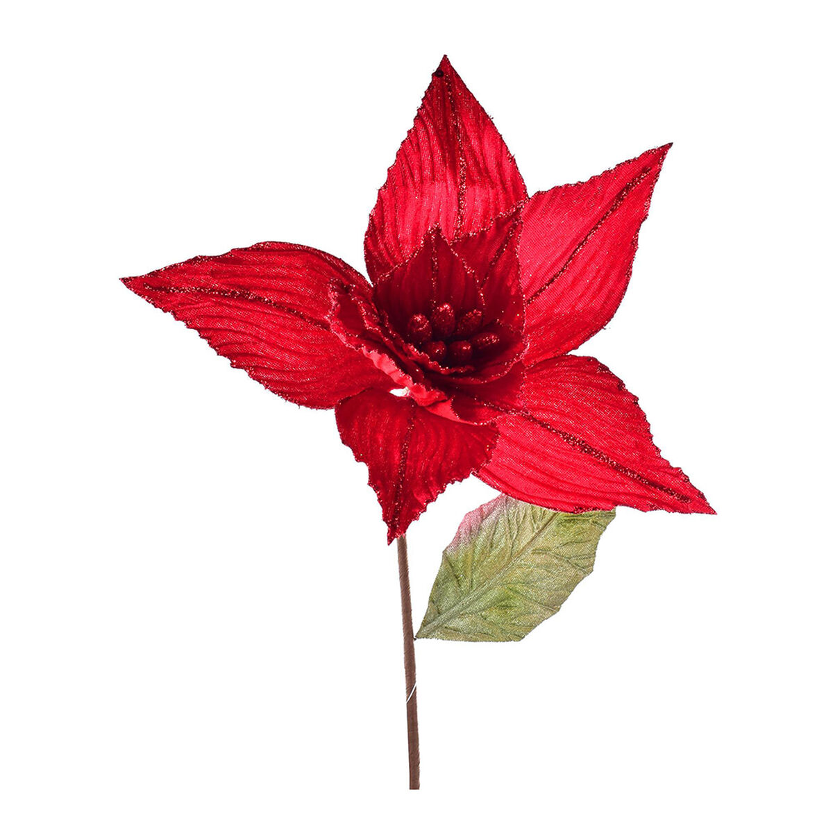 Flor Decorativa Roja Santini 30 cm