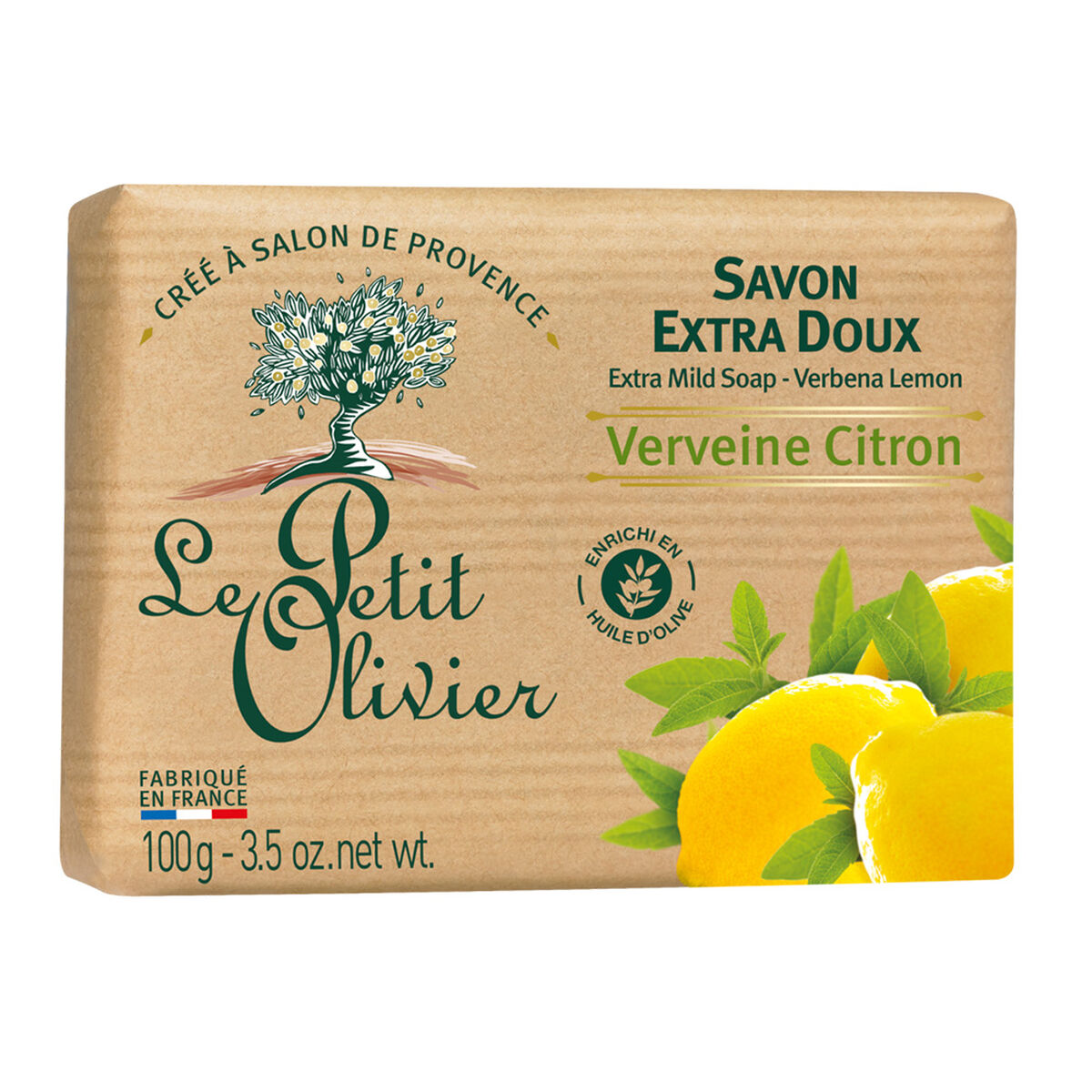 Jabón Extra Suave Verbena y Limón - Vegano - 100 gr