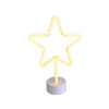 Lámpara LED Neón Ledzone con forma de Estrella