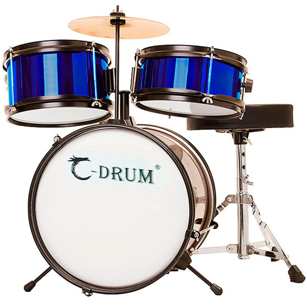 Batería C-Drum Profesional de Iniciación Infantil Azul
