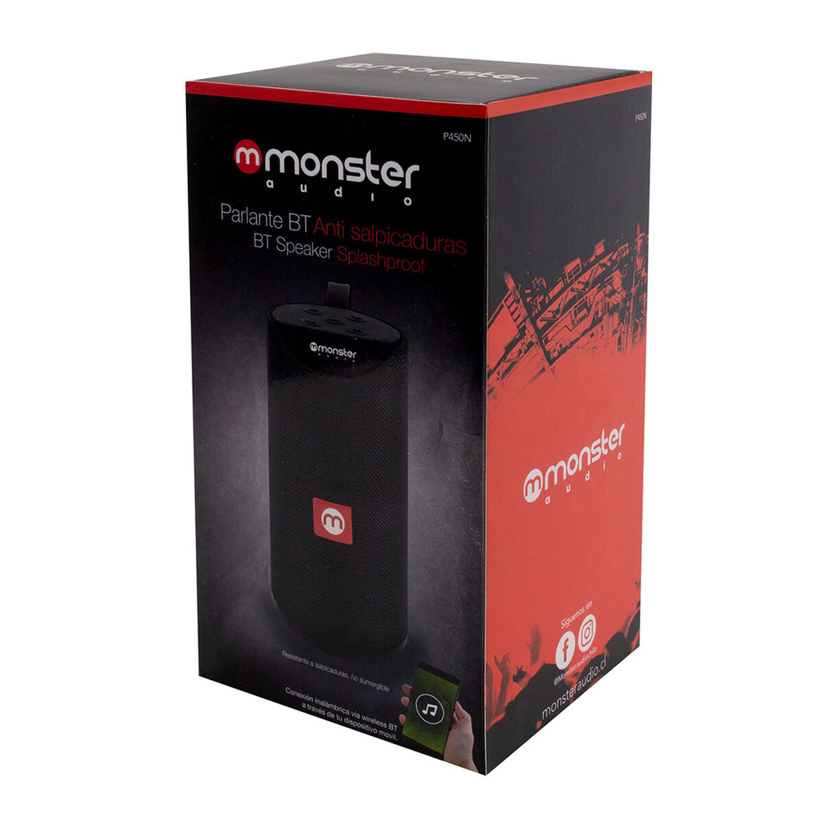 Parlante Bluetooth Monster P450 Negro