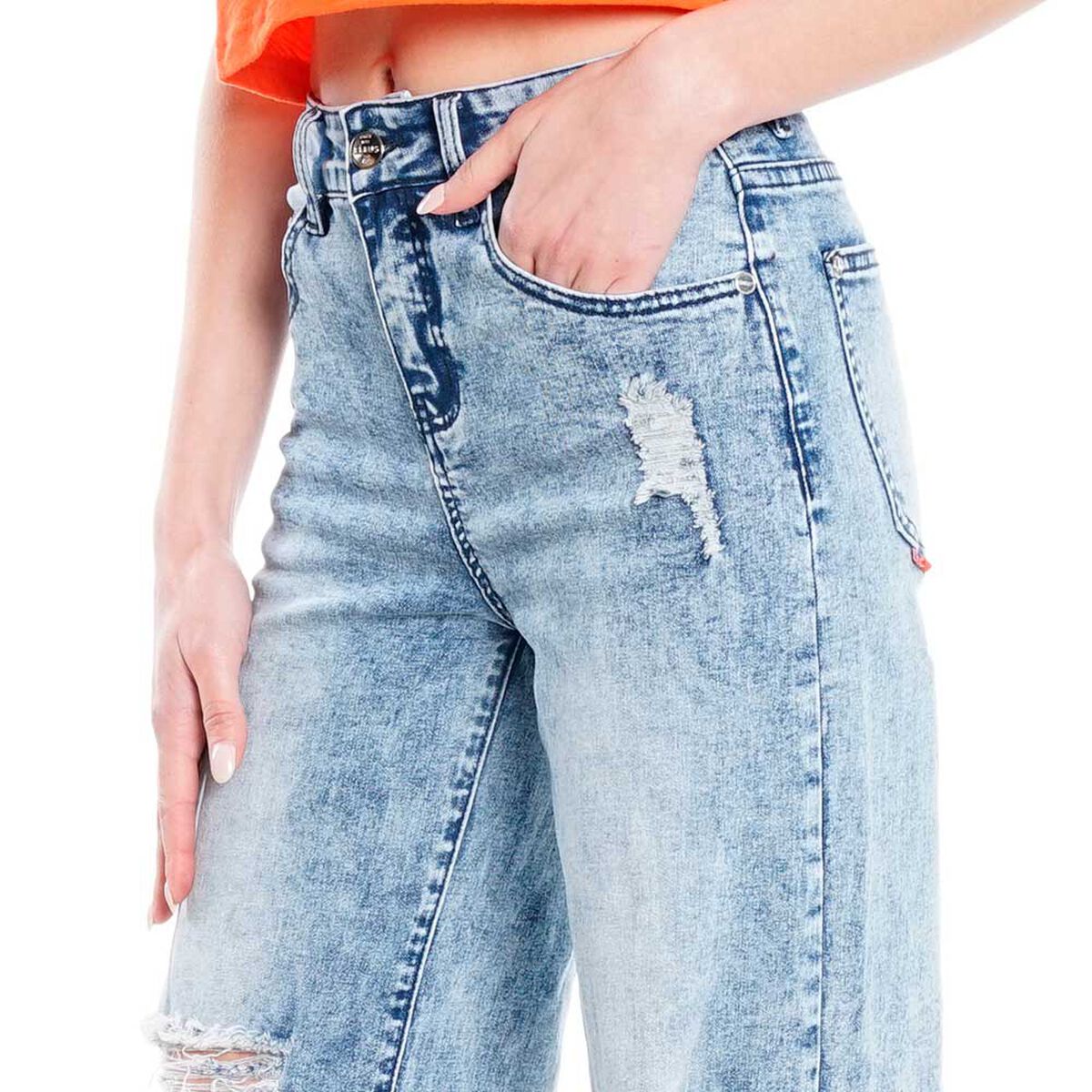 Jeans Tiro Ultra Alto Mujer Ellus