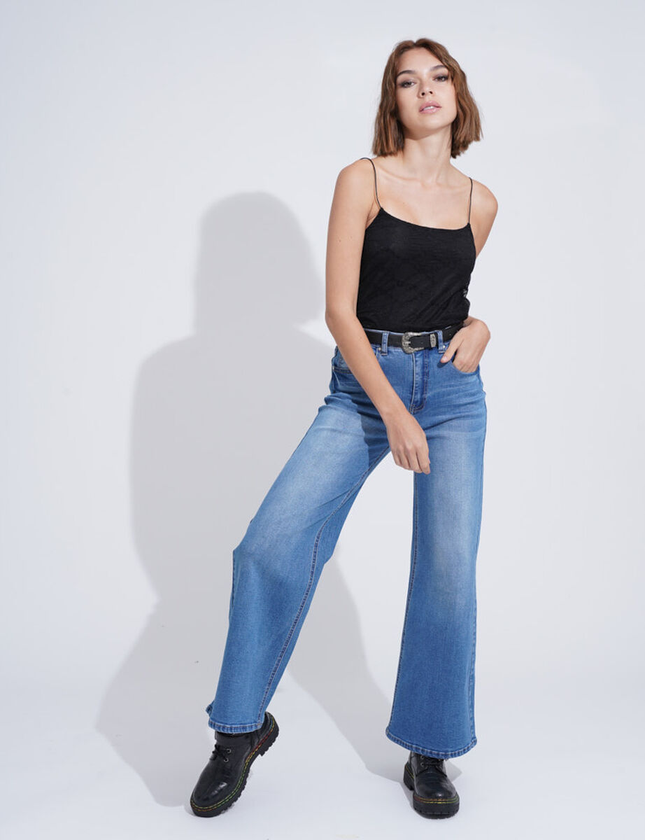 Jeans Wide Leg Mujer Fiorucci