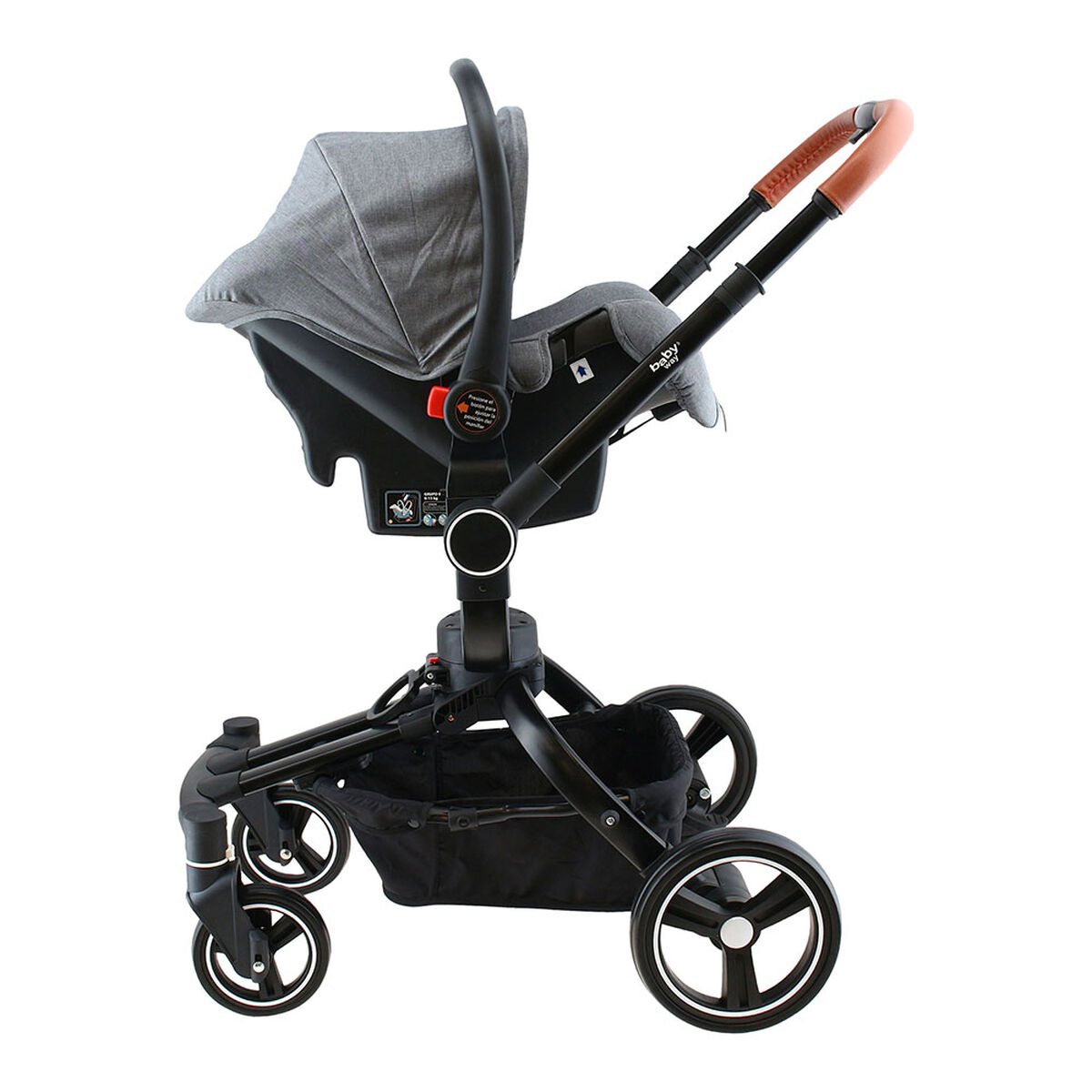 Coche Travel System 360 Baby Way Gris