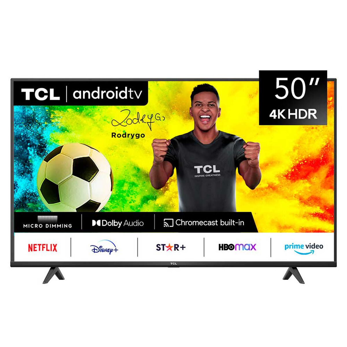 LED 50" TCL 50P615 Android Smart TV 4K UHD