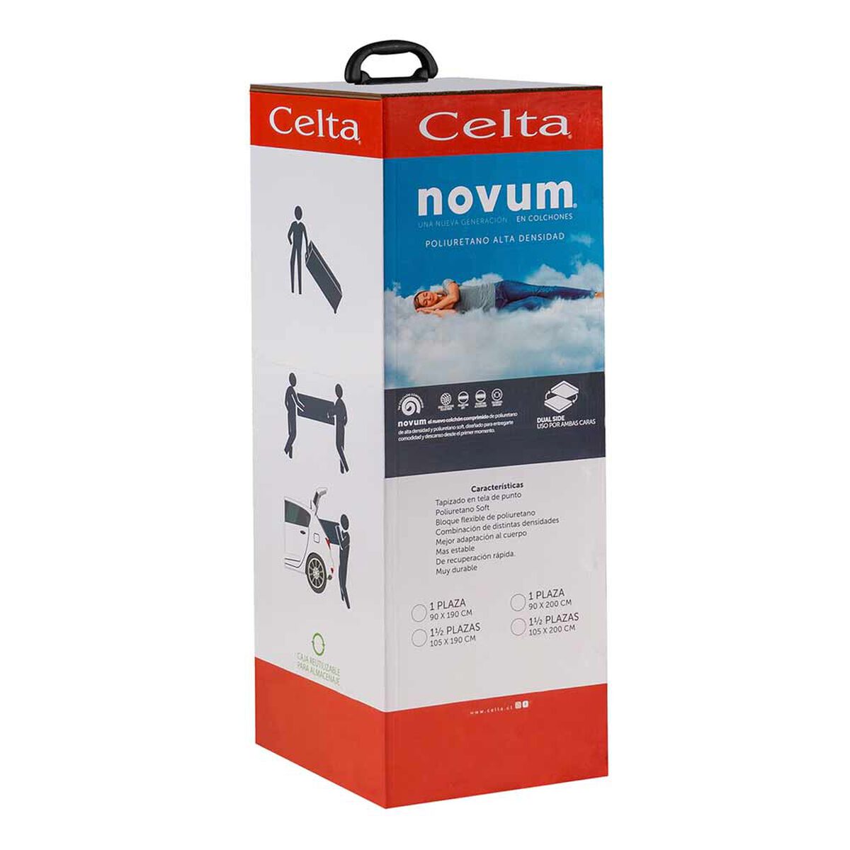 Colchón Celta 1,5 Plazas Novum Dry Comfort