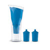 Jarro Purificador de Agua + 2 Repuestos de Filtro Dvigi Azul