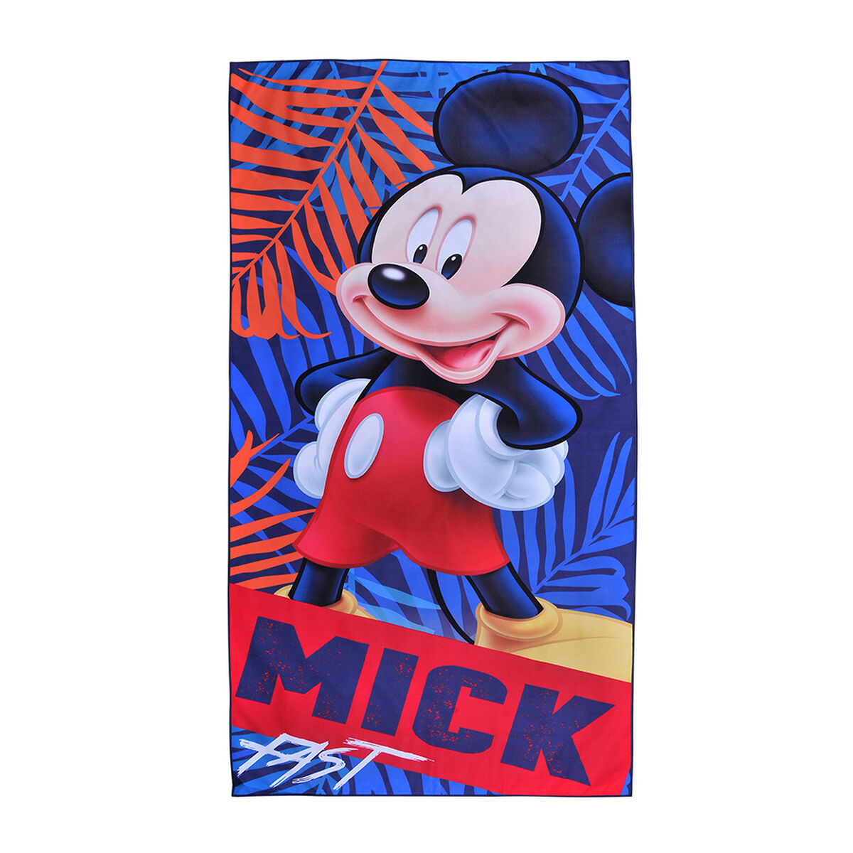 Toalla de Playa Suede Disney-Mickey Fast 70X140 Cm