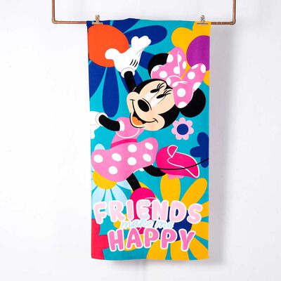 Toalla de Playa Infantil Disney Happy 70 x 140 cm