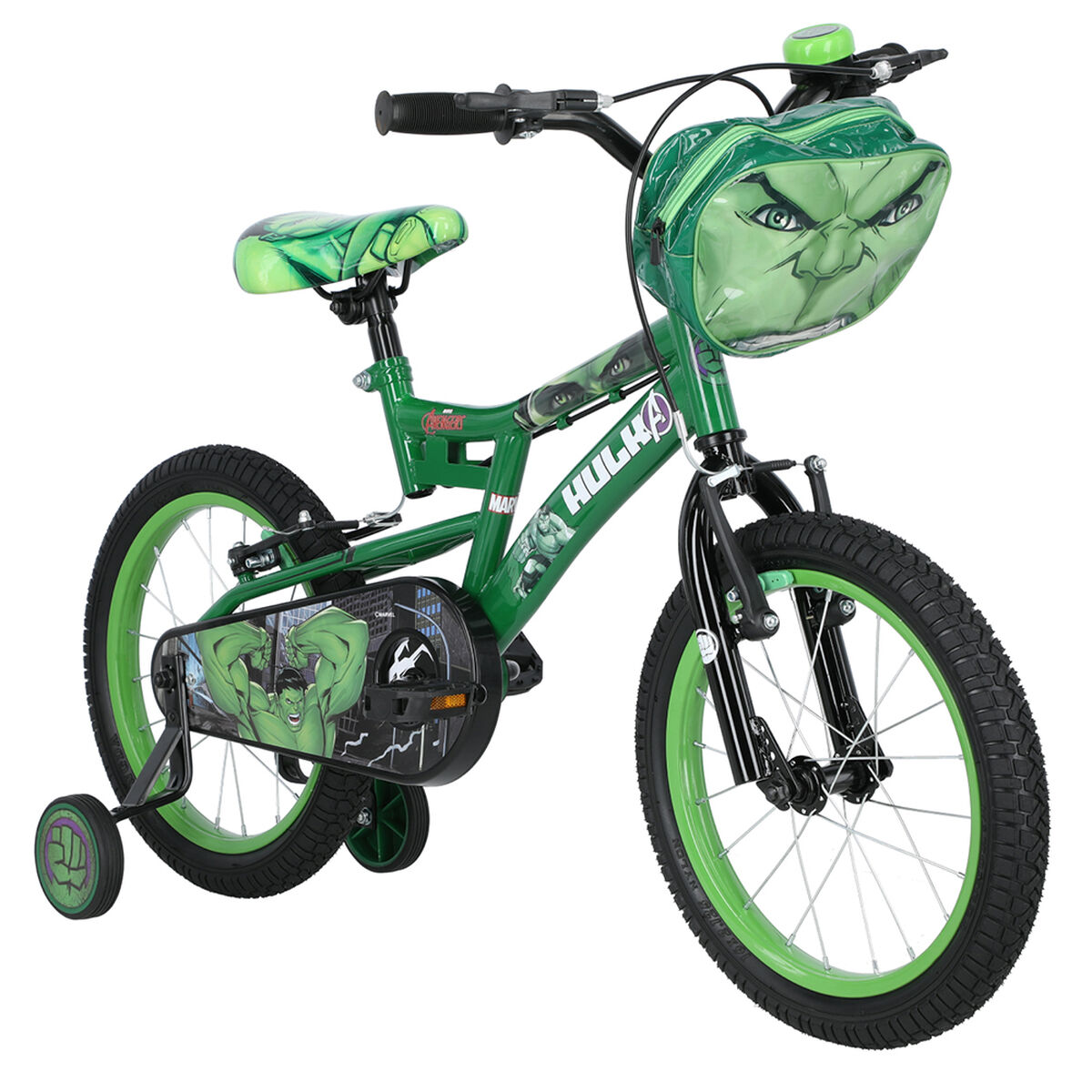 Bicicleta Niño Disney Hulk Aro 16 Verde