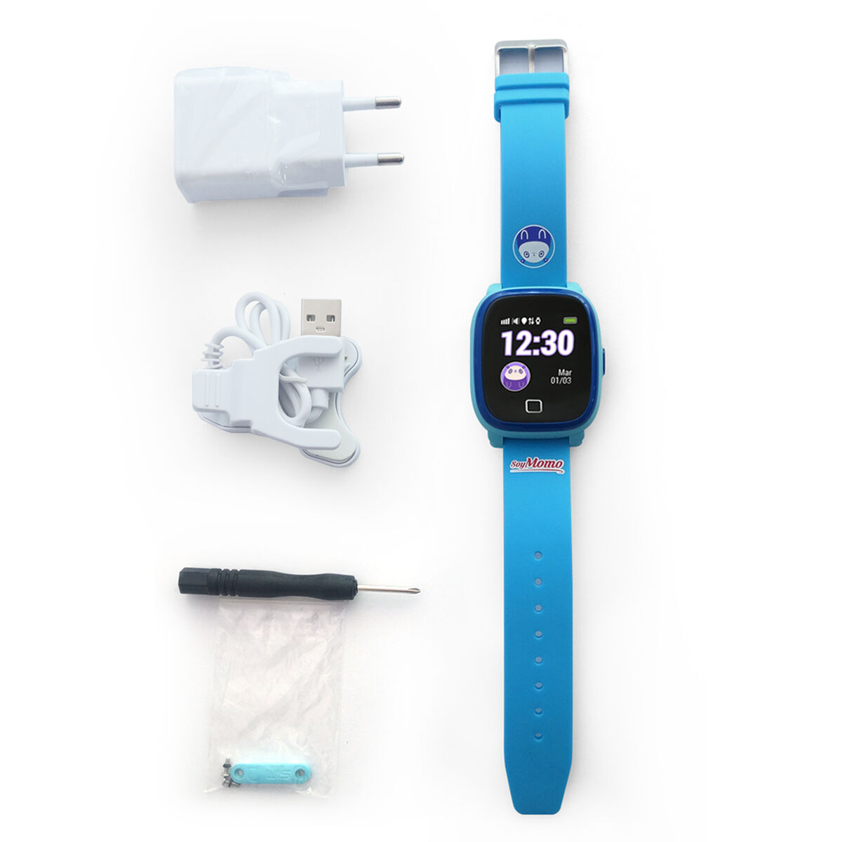 Smartwatch SoyMomo para niños Azul con GPS