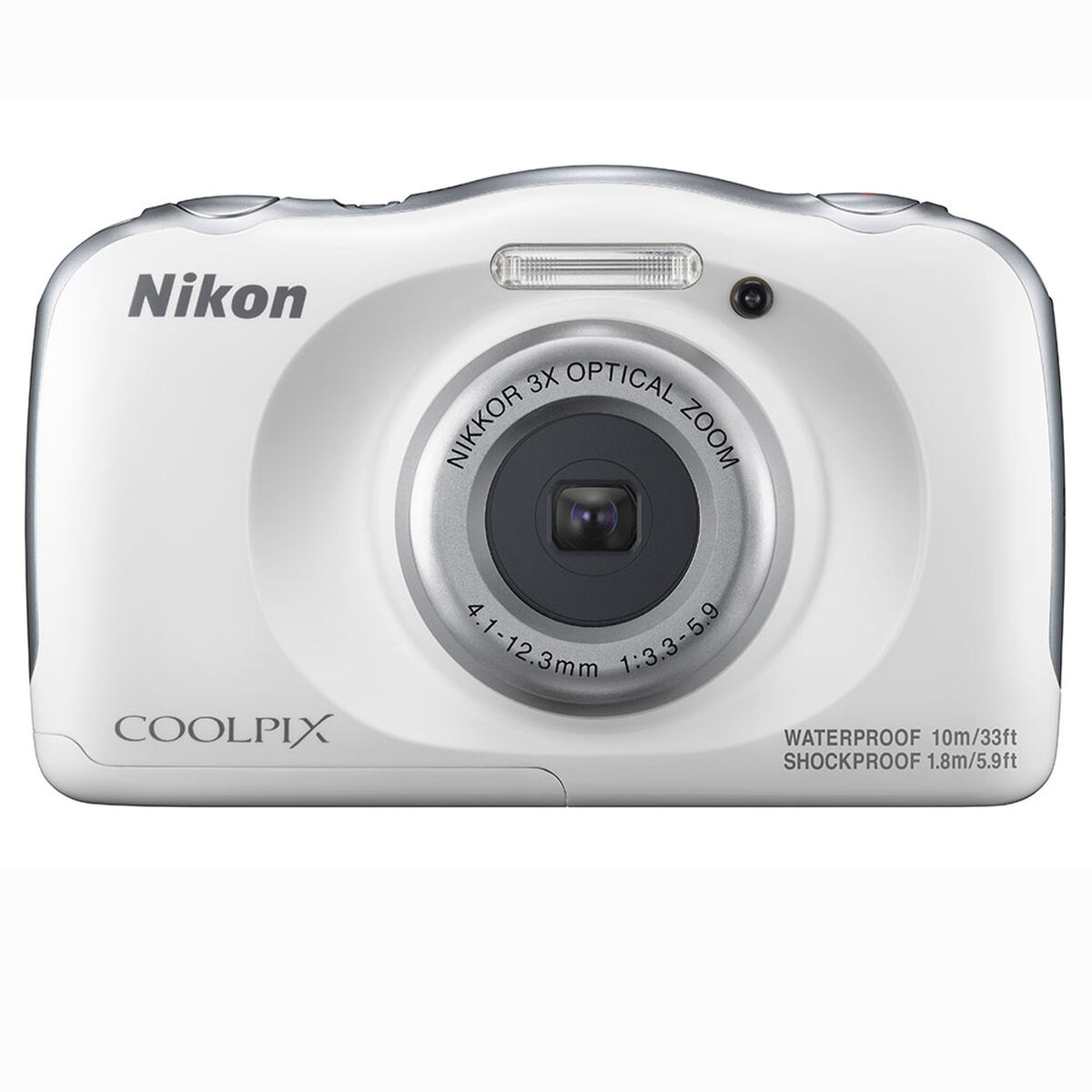 Cámara Nikon Coolpix W100 13,2 MP Plata