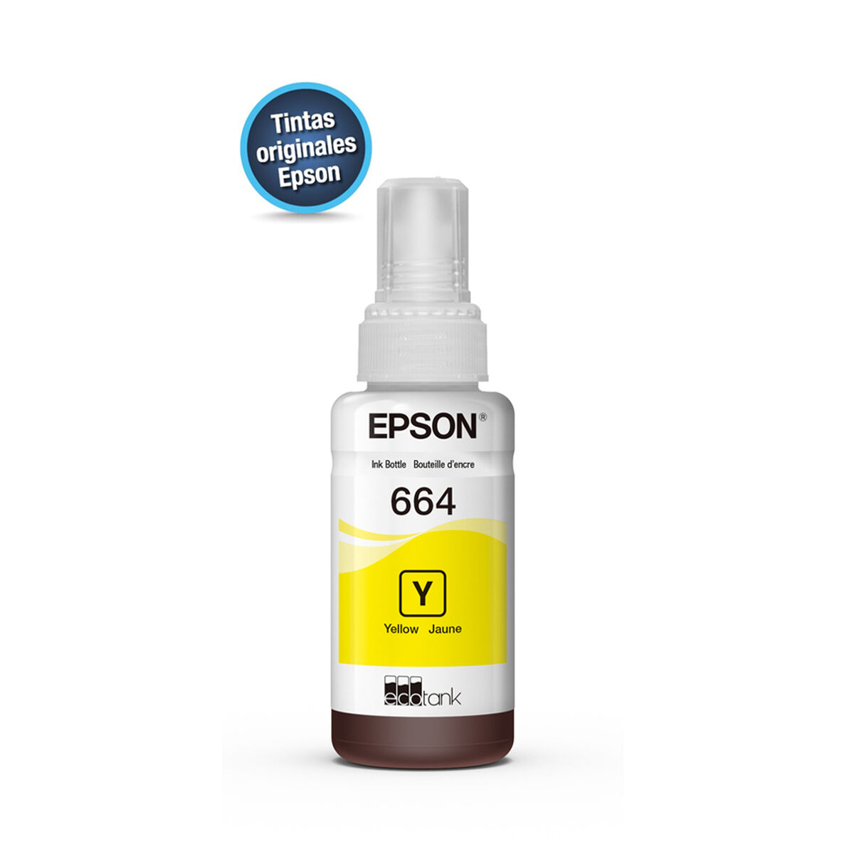 Tinta Botella Epson T664 420-AL Yellow