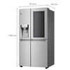 Refrigerador Side By Side LG LS64SXP 592 lts. Instaview Door-in-door