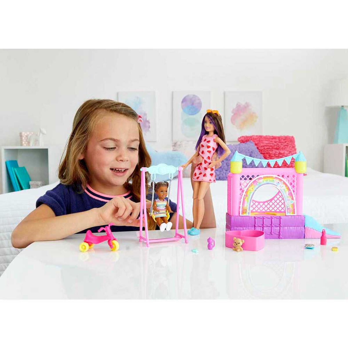 Set de Juego Skipper Babysitter Parque de Juegos Barbie