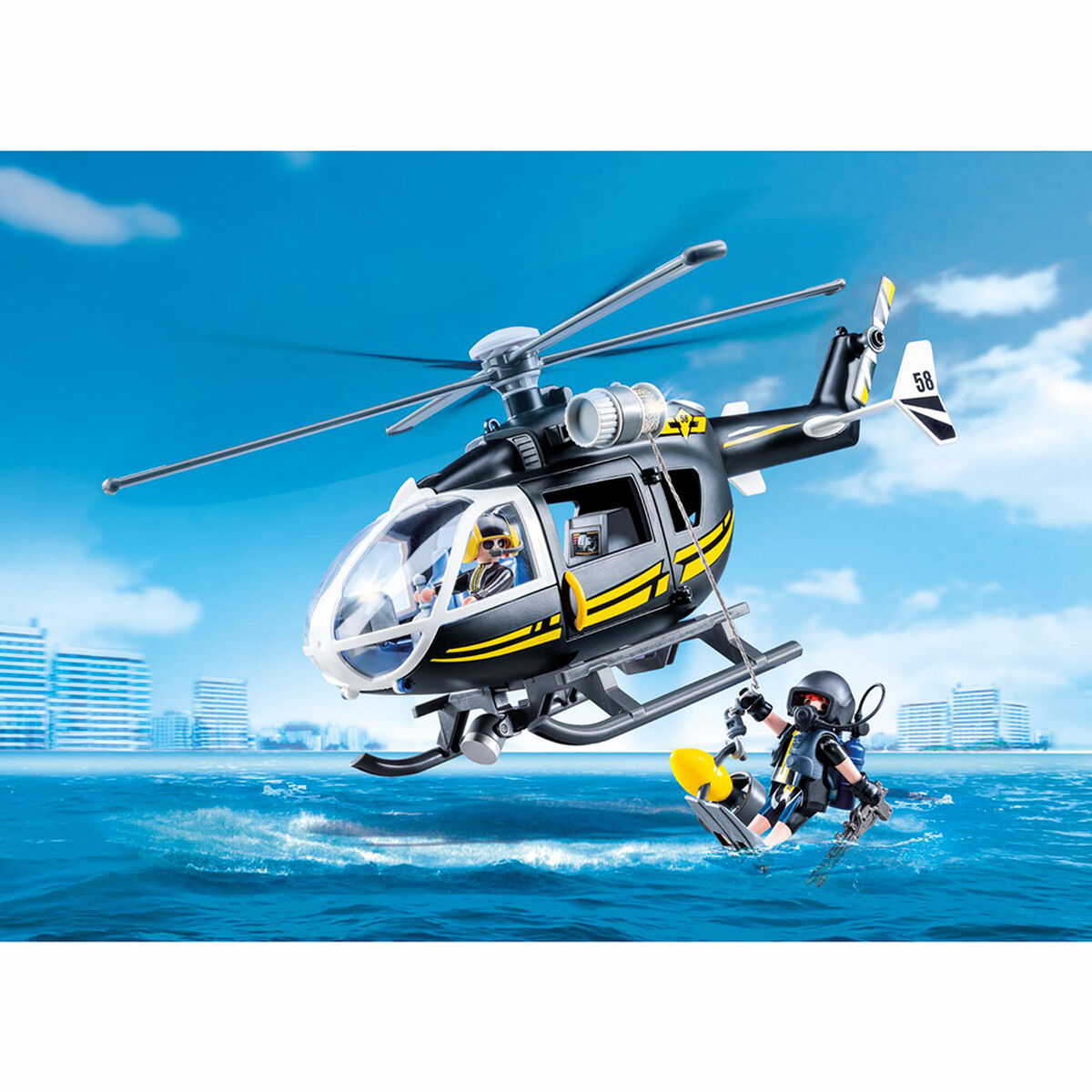 Helicóptero Fuerzas Especiales Playmobil