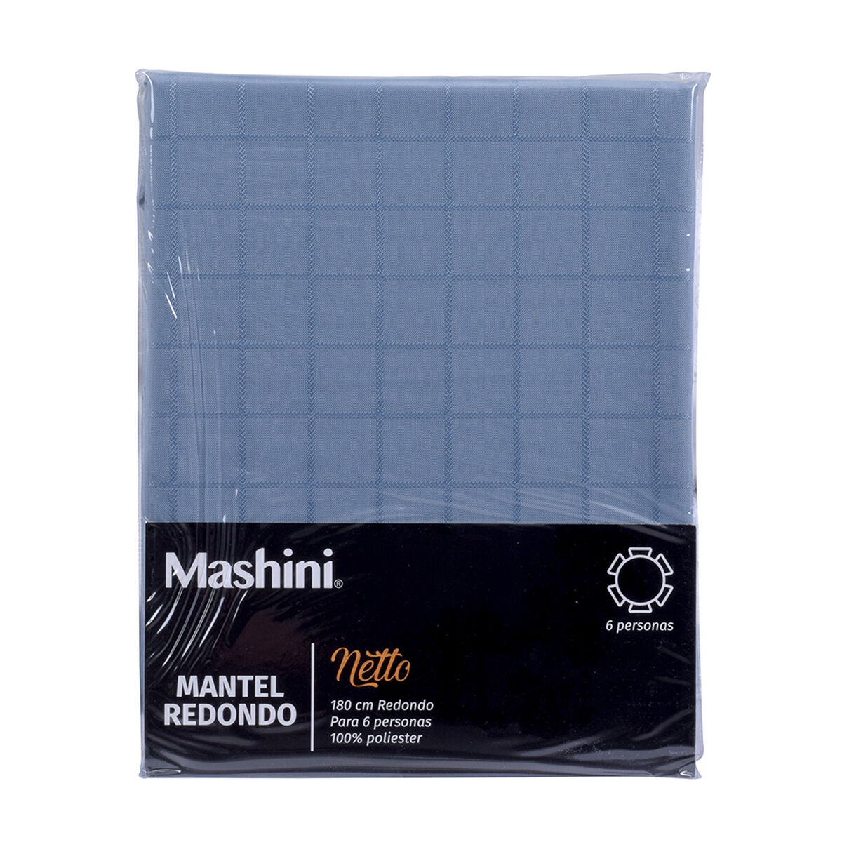 Mantel Mashini Azul 180cm