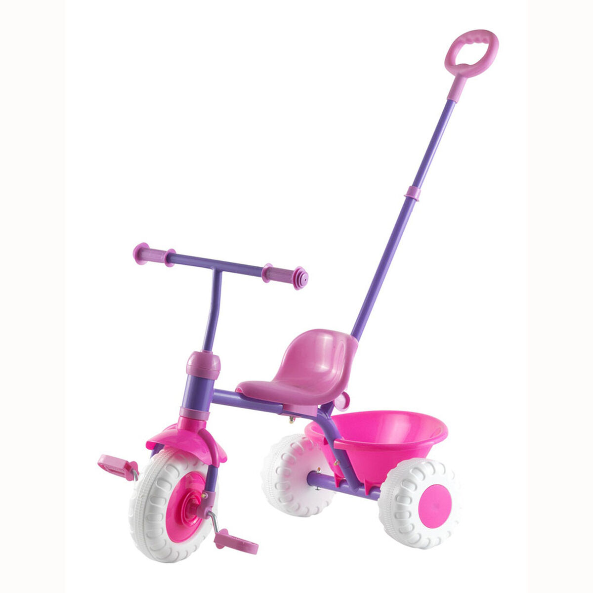 Triciclo Infantil Gamepower Con Agarre Rosado