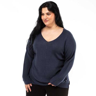 Sweater Cuello V Mujer Extralindas