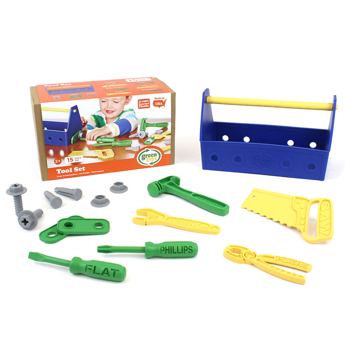Set de Herramientas Azul y Verde Toys