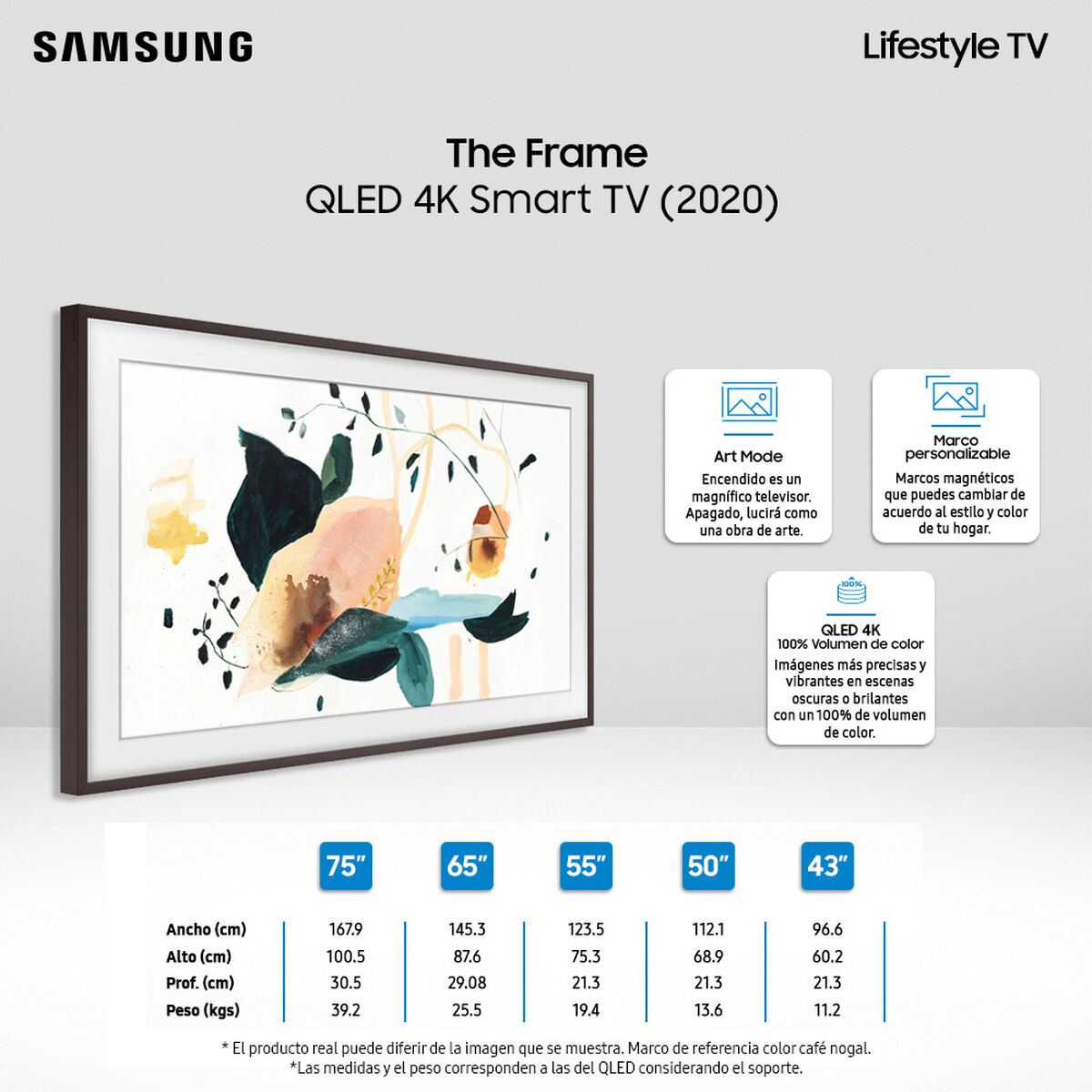 QLED 55" Samsung The Frame QN55LS03 4K Ultra HD