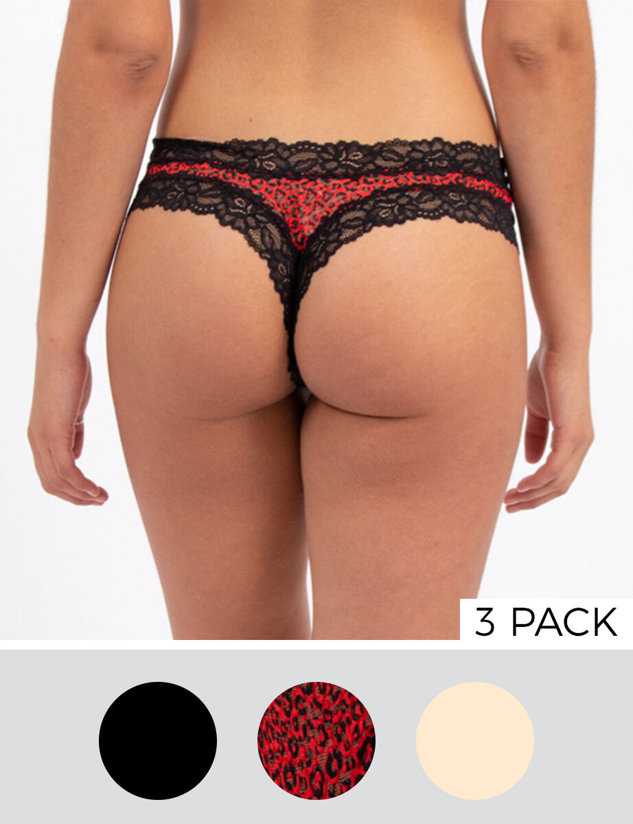 Pack 3 Calzones Colaless Mujer Icono