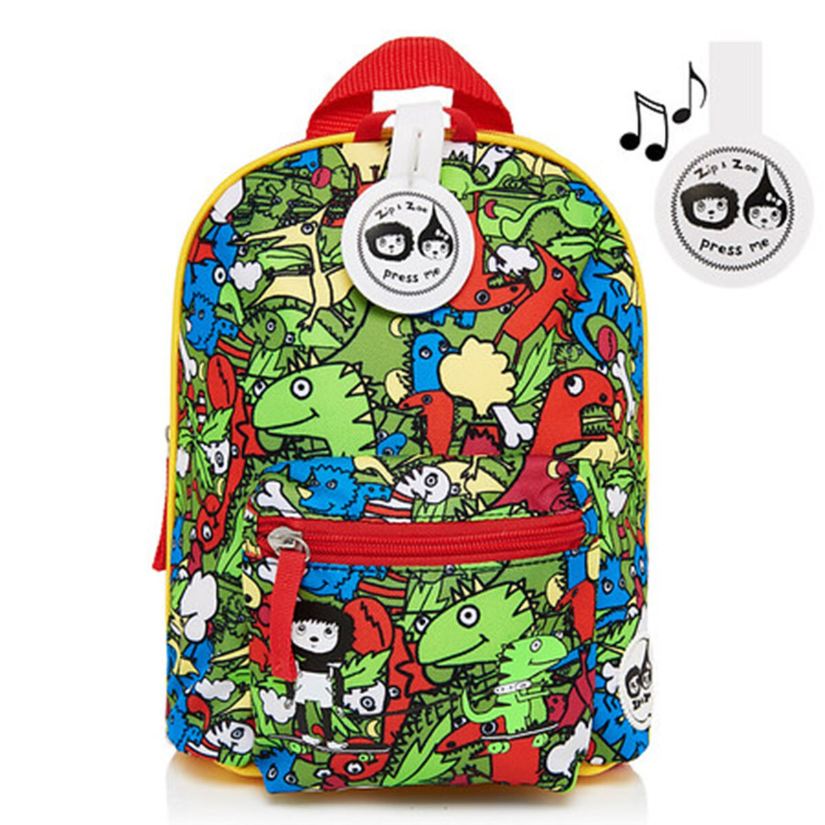 Mochila Colores Zip Zoe Dino Mini Backpack