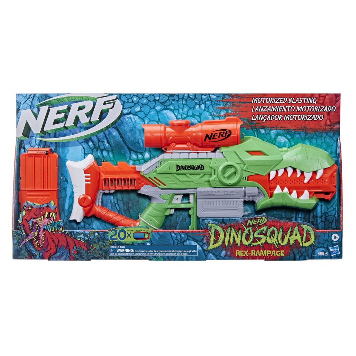 Lanzador Nerf DinoSquad Rex-Rampage