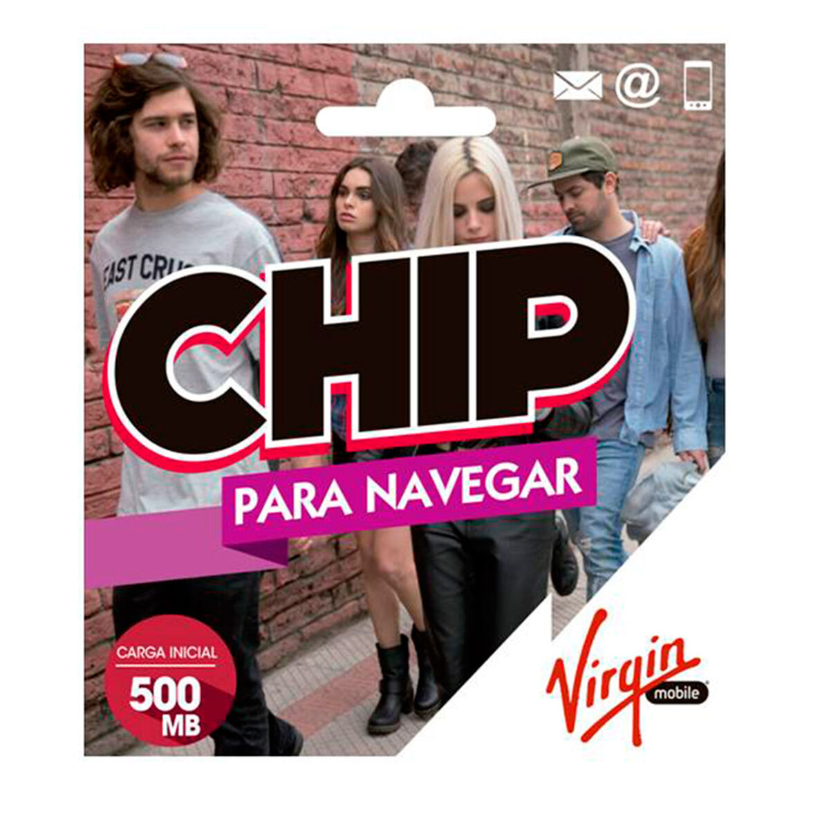 Chip Navegar Virgin 500 MB
