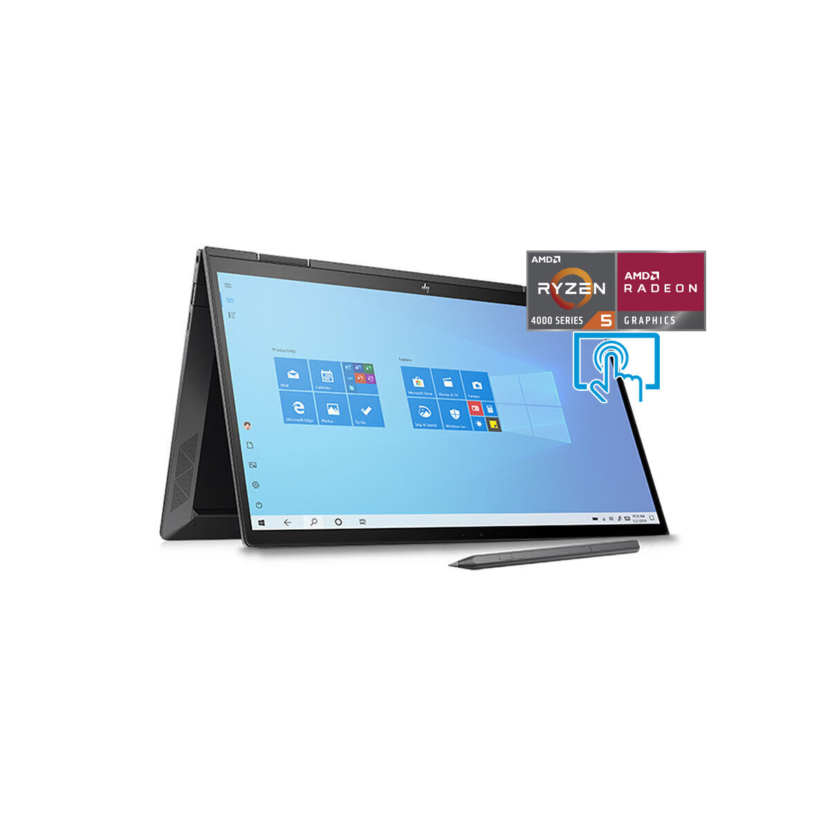 Notebook HP 13-ay0102 Ryzen 5 8GB 256GB SSD 13.3" Touch