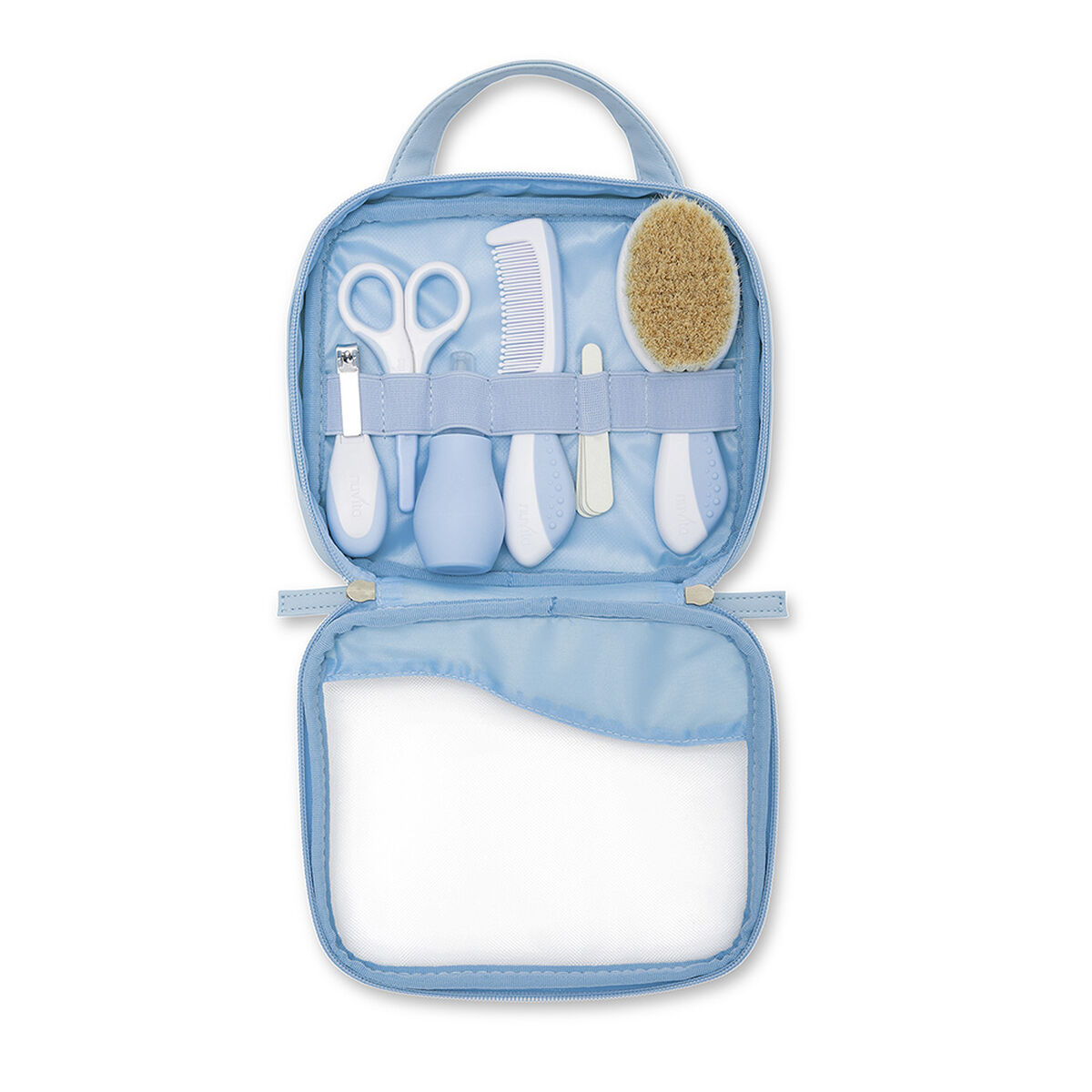 Set de Artículos de Higiene Bebe Baby Care Azul Nuvita