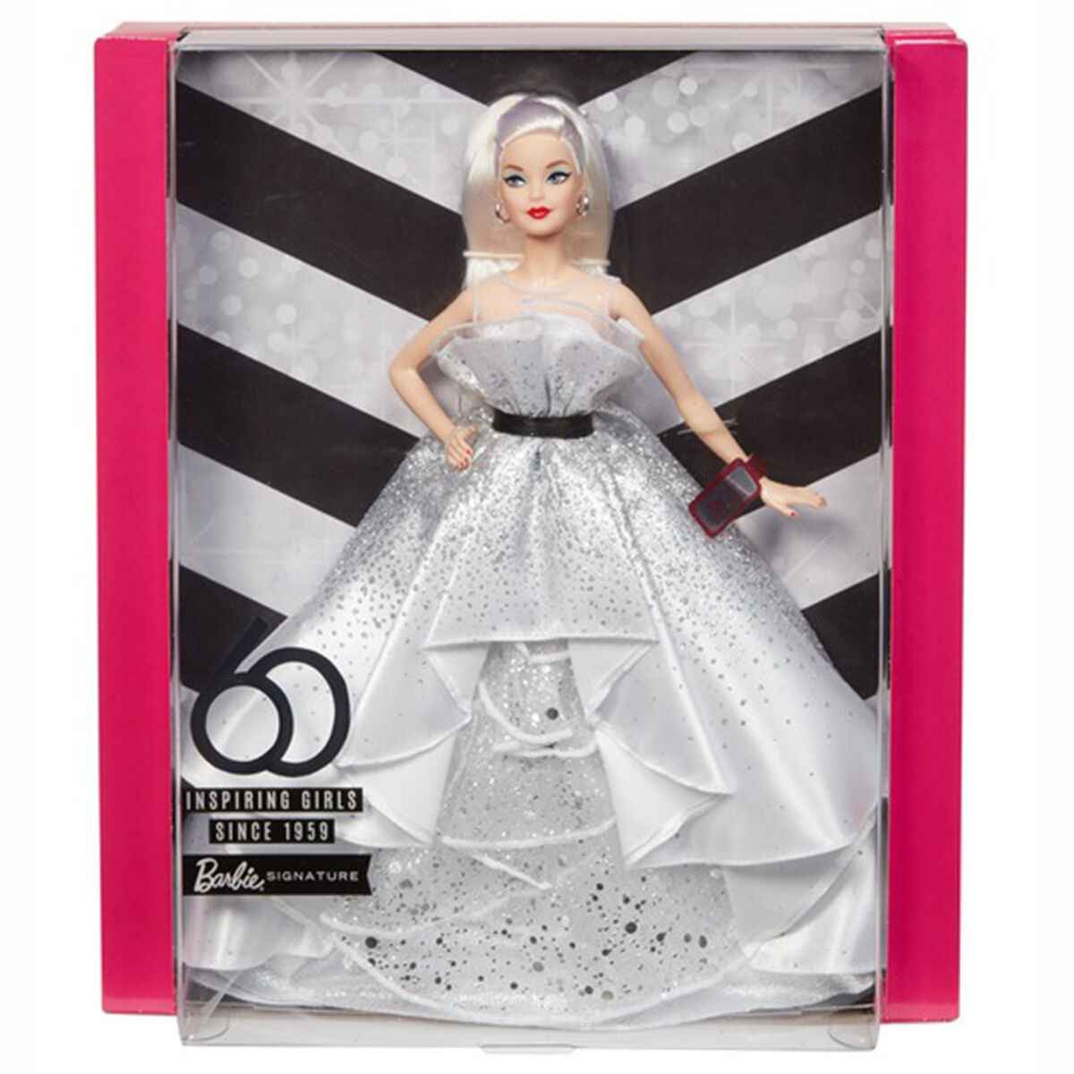Dedicar Contiene chupar Barbie Coleccionistas 60Th Anniversary "Vestido Gala Blanco" | Ofertas en  laPolar.cl