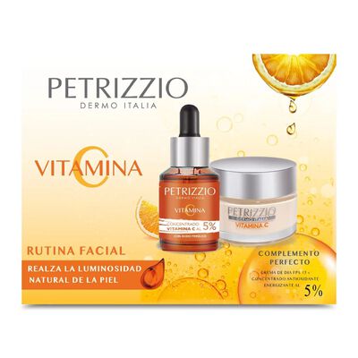 Set de Crema + Sérum de Vitamina C Petrizzio