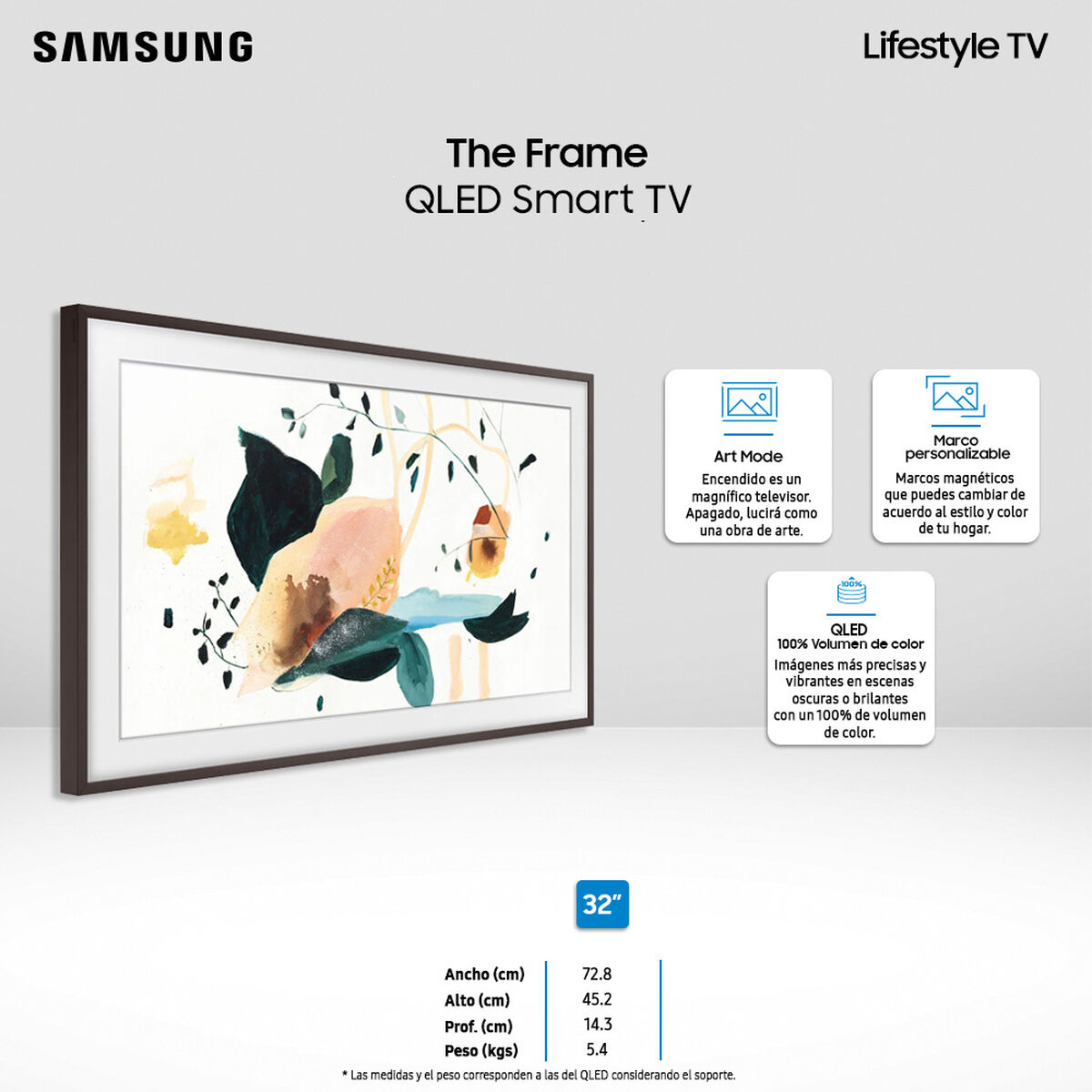QLED 32" Samsung The Frame Smart TV FHD