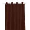 Cortina Mashini Blackout Argolla 140x220 cms Chocolate