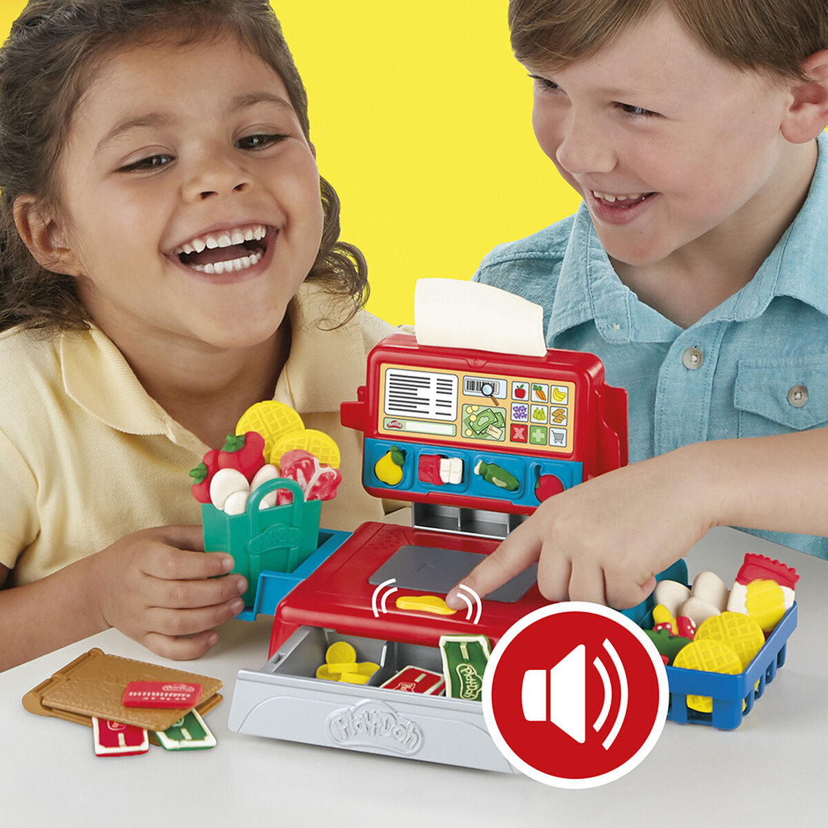 Caja Registradora con Juguete con 4 Colores Play-Doh