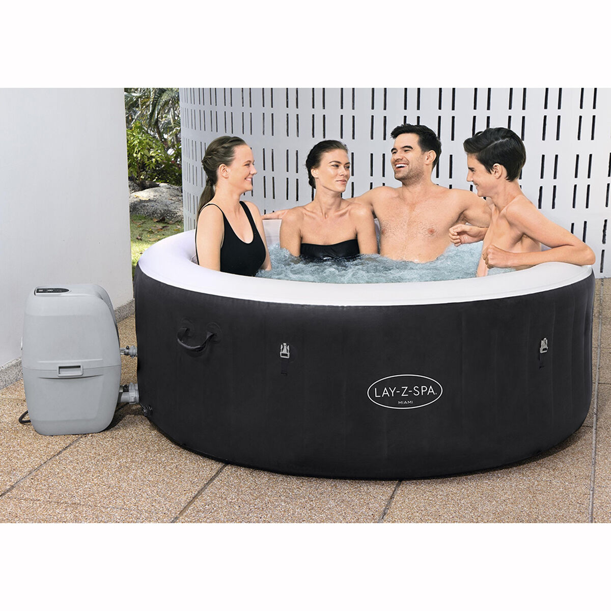 Spa Inflable Miami Airjet Lay-z Bestway 2-4 P