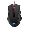 Combo Mouse Gamer Redragon Griffin M607 Negro + Mousepad Gamer Flick P030 Negro