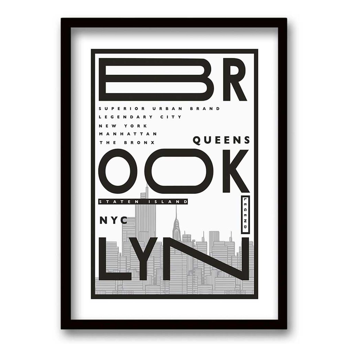Cuadro Decorativo Retela Brooklyn 70 x 50 cm