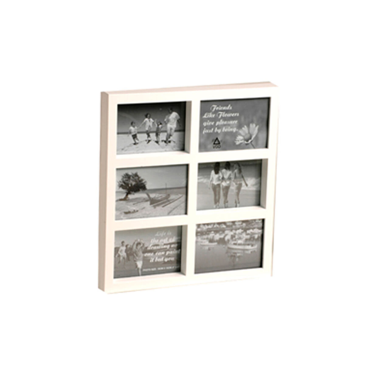 Portaretrato VGO Collage Box 10x15 cm x6 F Blanco
