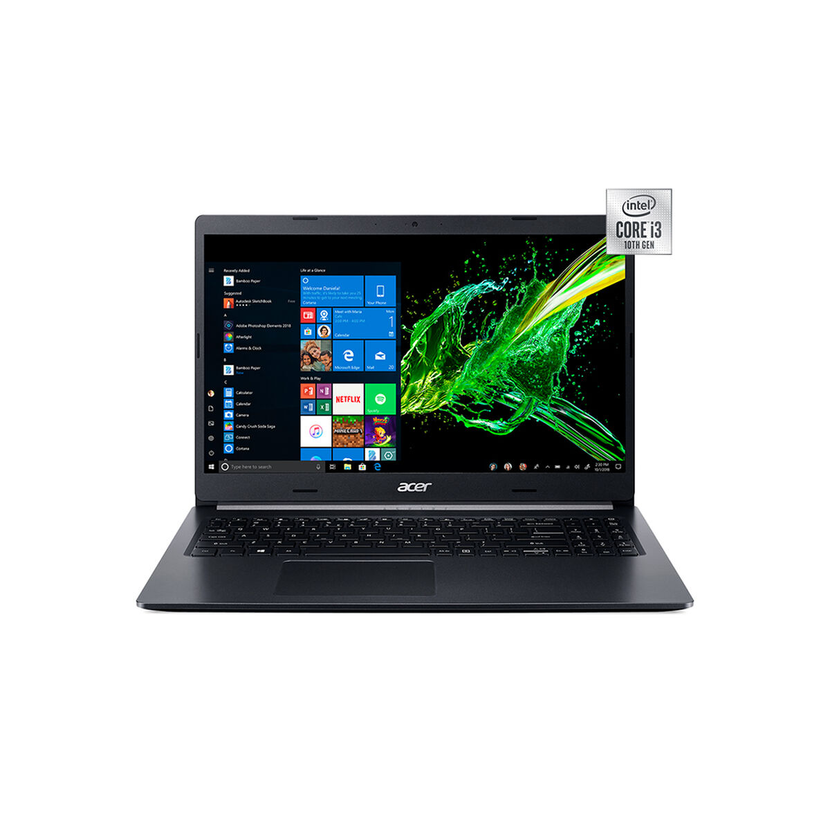 Notebook Acer A515-54-34VM-1 Core i3 8GB 512GB SSD 15.6"