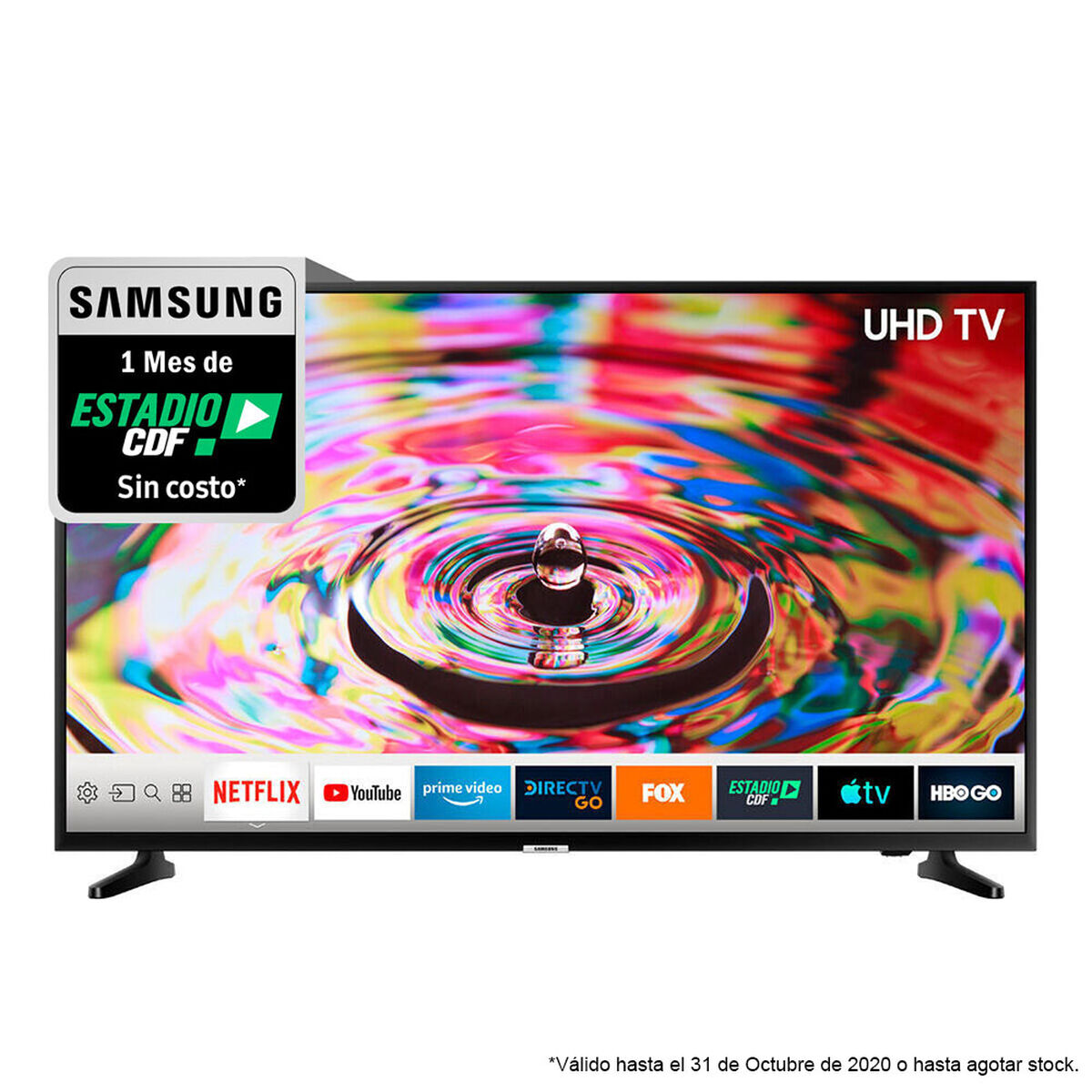 Paso Escoba ambiente LED 50" Samsung UN50NU7095 Smart TV Ultra HD | laPolar.cl