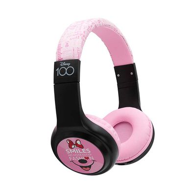 Audífonos Bluetooth Over Ear Disney Minnie Negro Rosado