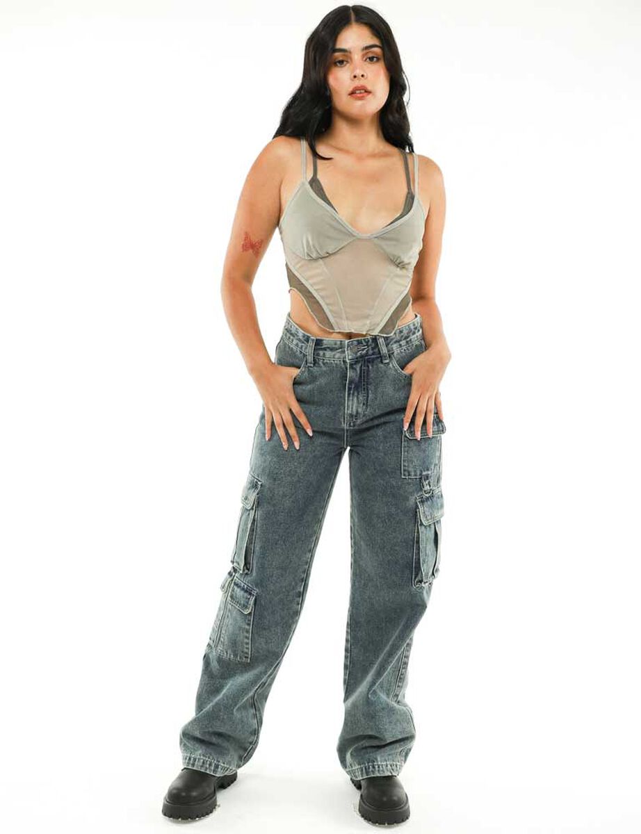 Jeans Algodón Mujer Icono