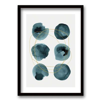 Cuadro Decorativo Retela Turquoise 50 x 35 cm