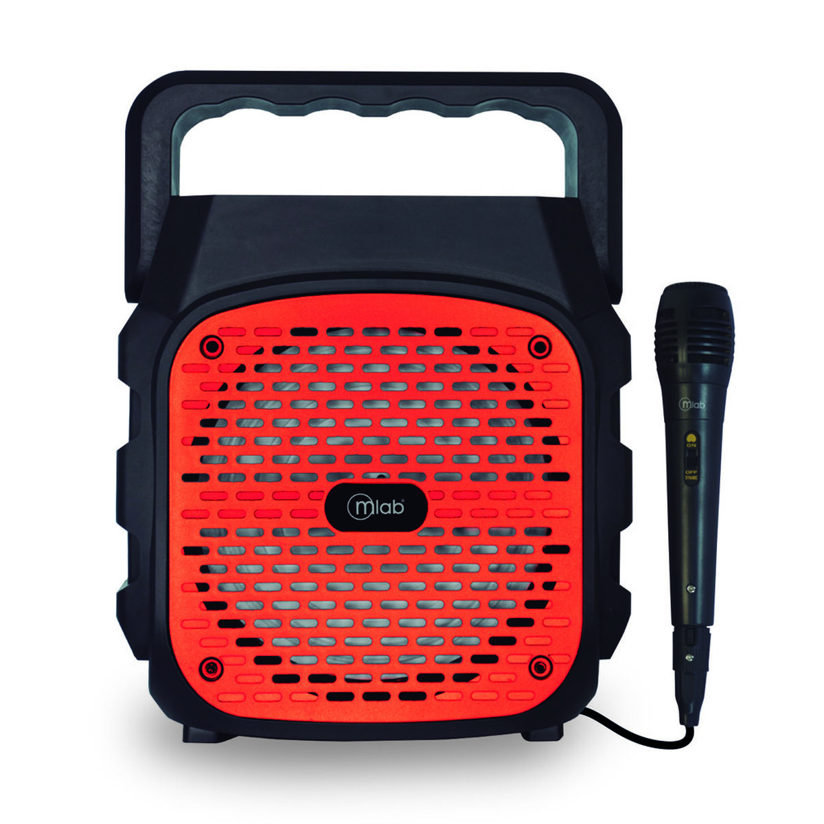 Parlante Bluetooth Karaoke Portátil MLab Outdoor FUN Rojo