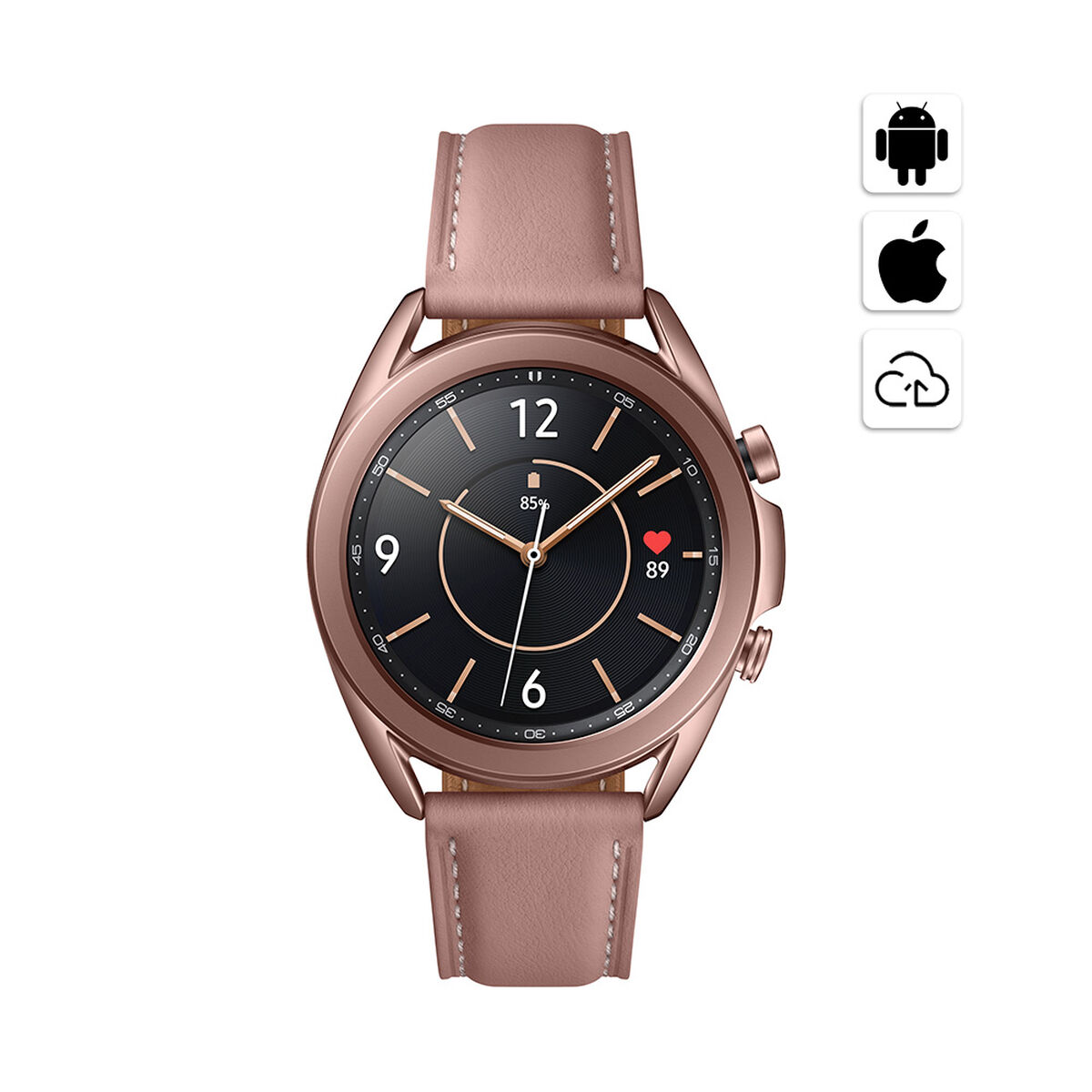 Smartwatch Samsung Galaxy Watch 3 8GB 1GB 1.2" Mystic Bronze