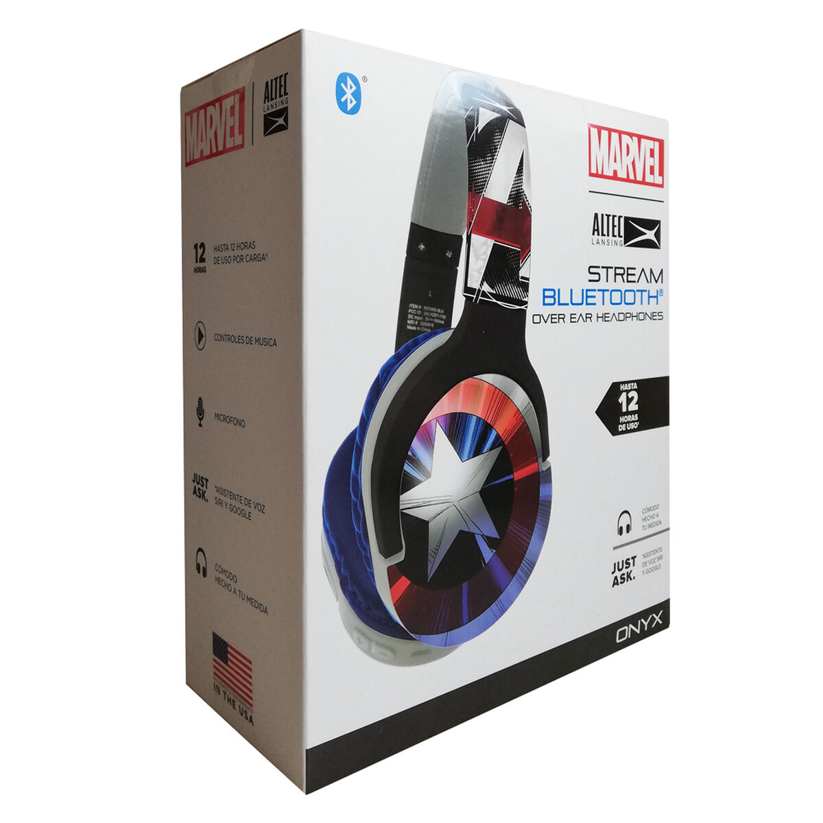 Audífonos Bluetooth Capitán América Marvel 