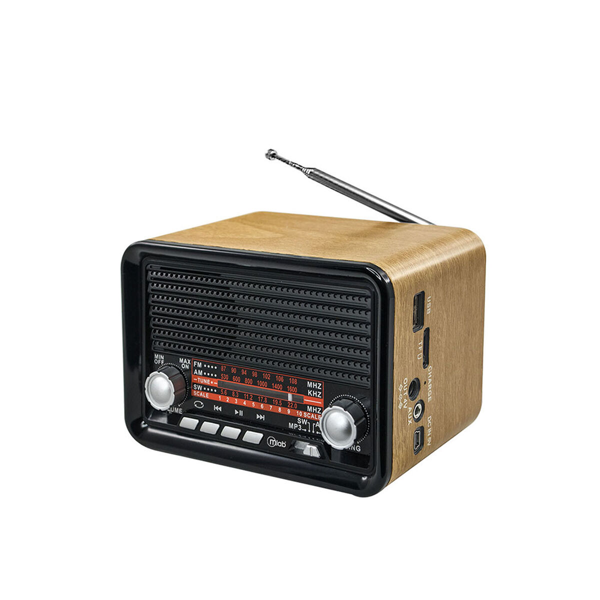 Radio Portátil Mlab Kross 1950's 8745 